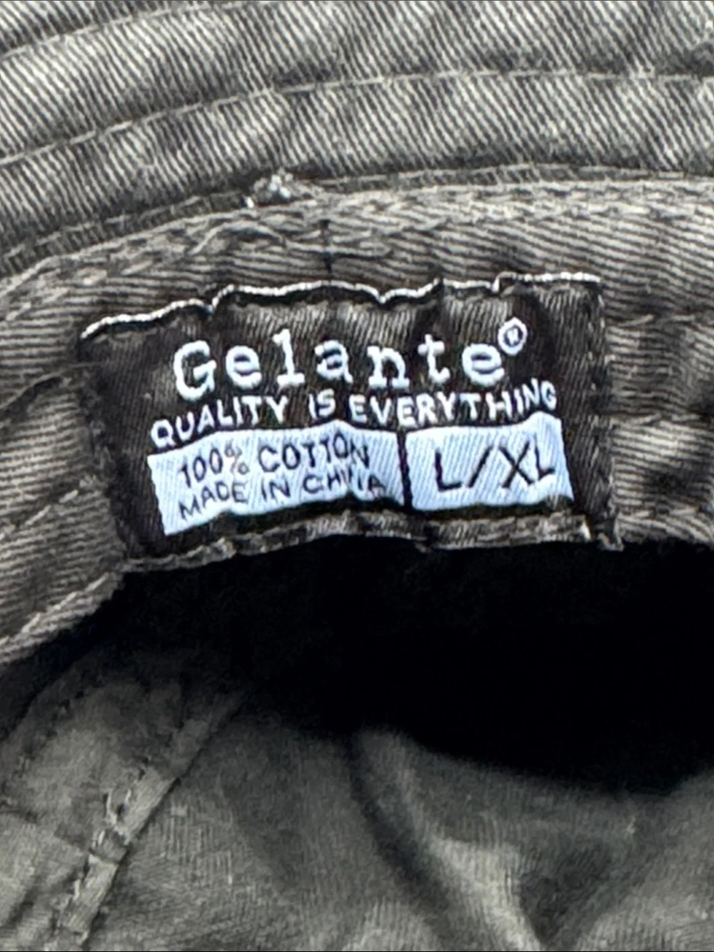Galante Plain Black Accent Bucket Hat